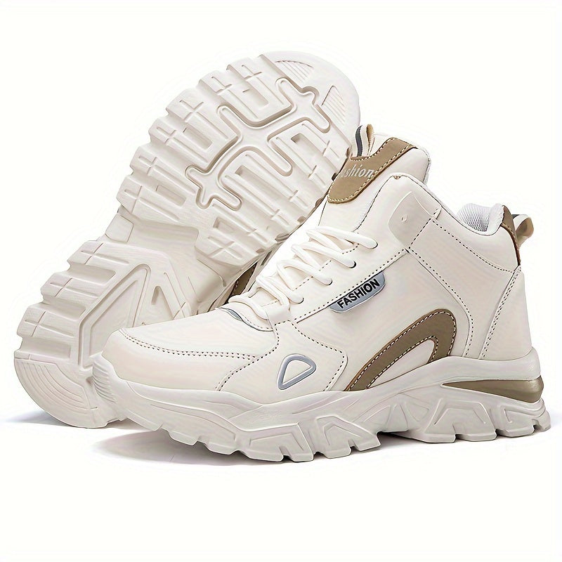 Plush Lined Thermal Chunky Sneakers Heighten Snow Boots