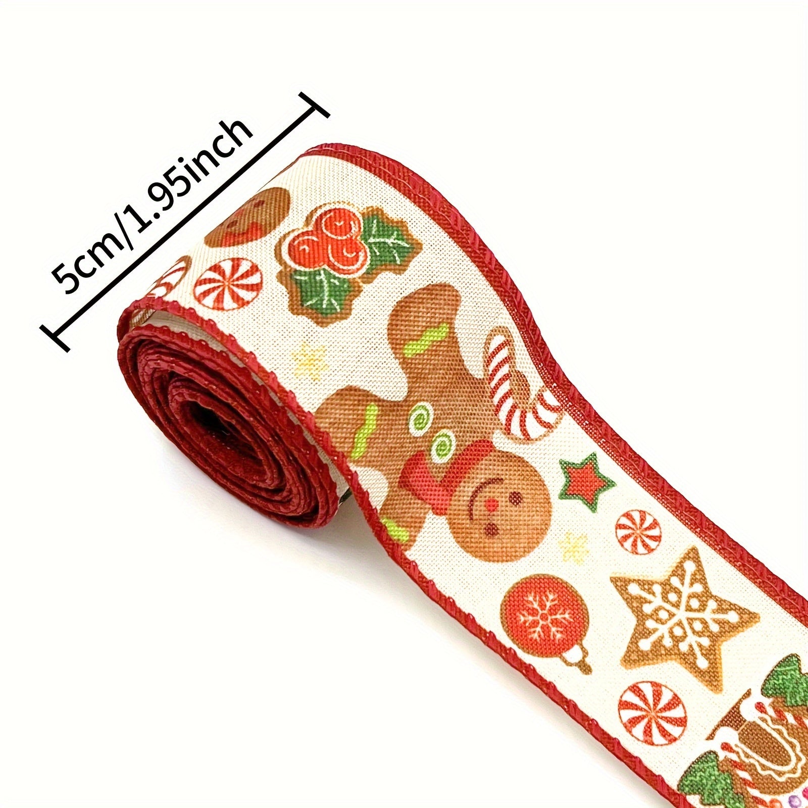 Christmas Ribbon Gingerbread Holiday Decor DIY