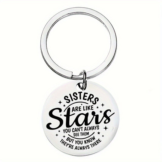 Sisters Like Stars Keychain Pendant Decoration for Car Backpacks Wallets
