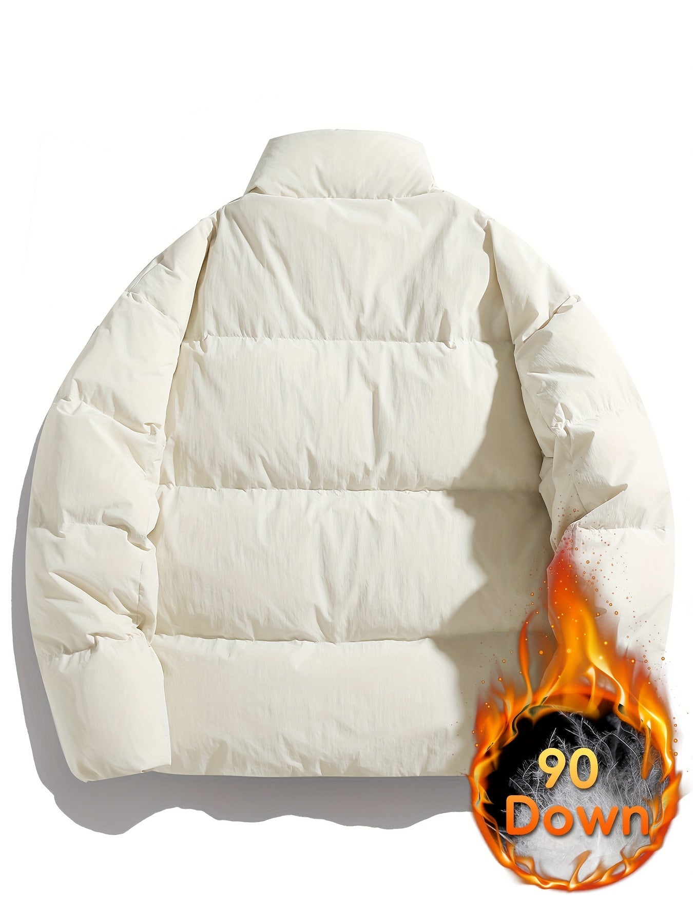 Women's Loose Winter Puffer Jacket Stand Collar