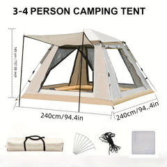 Portable Folding Tent 210D Oxford Cloth Tent For Camping