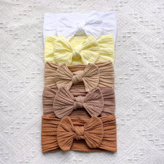 Kids Elastic Headband Bow Soft Skin Friendly
