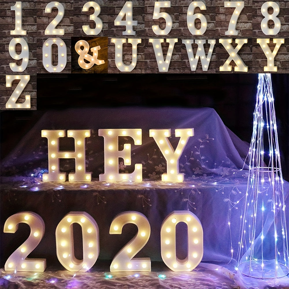 LED Light Up Numbers 0-9 for Festive Home Decor