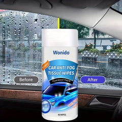 Long Lasting Car Windshield Defogging & Rainproof Wipes