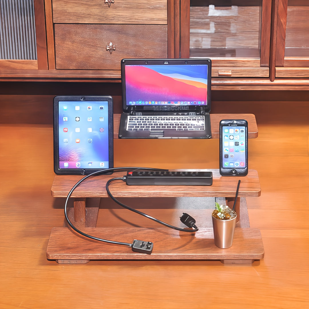 1:6 Scale Digital Devices & Coffee Set - Metal Smartphone, Tablet, Laptop