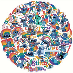 Stitch Graffiti Mini Sticker Pack - 30 Waterproof Vinyl Decals