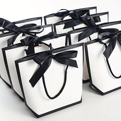 5pcs Party Tote Bags with Handles for Birthdays & Holidays