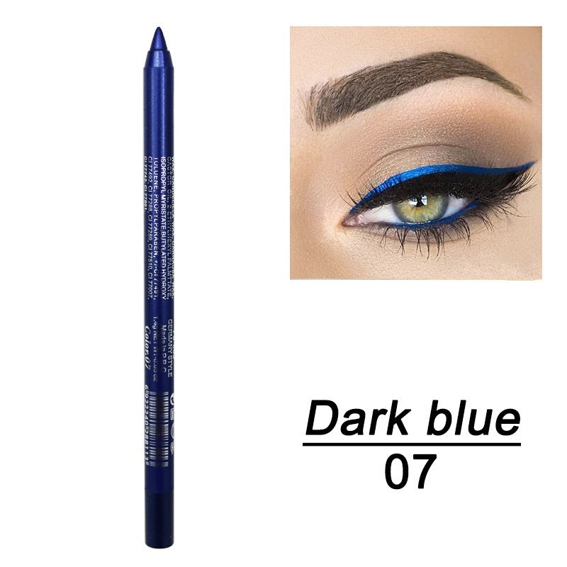 High Pigmented Metallic Eyeliner Stick, Long Lasting Waterproof, Gothic Style