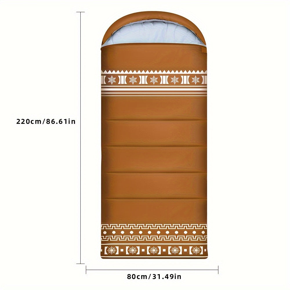 Thickened Outdoor Sleeping Bag for Winter Camping