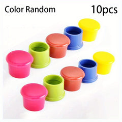 10pcs Silicone Bottle Caps Reusable Wine Stoppers Kitchen Accessory