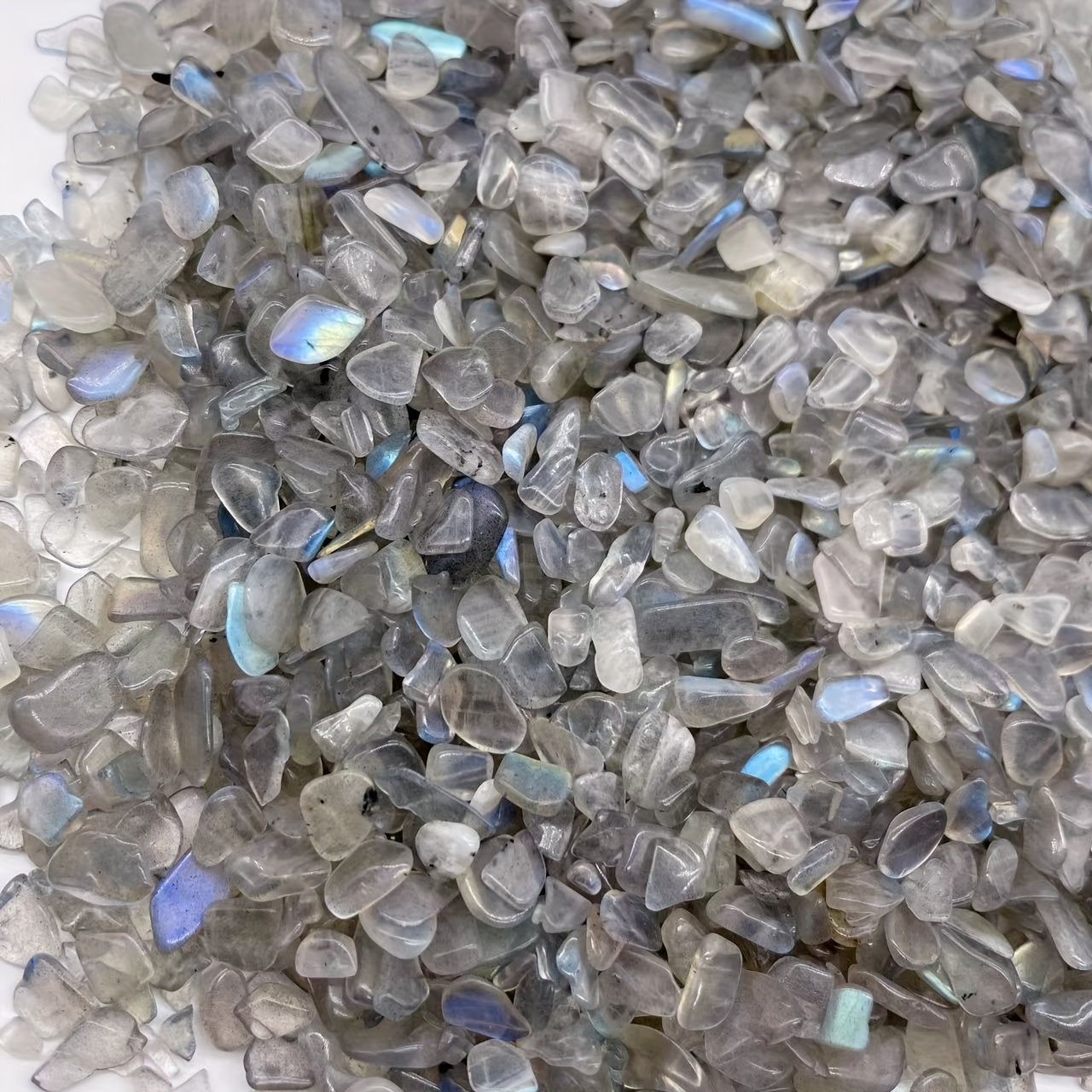 Natural Labradorite Chips Crystal Crushed Stones Healing Quartz