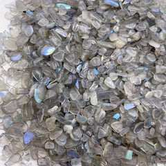 Natural Labradorite Chips Crystal Crushed Stones Healing Quartz