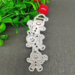 1pc Christmas Snowman Metal Cutting Die Stencils for DIY Scrapbook Card Making