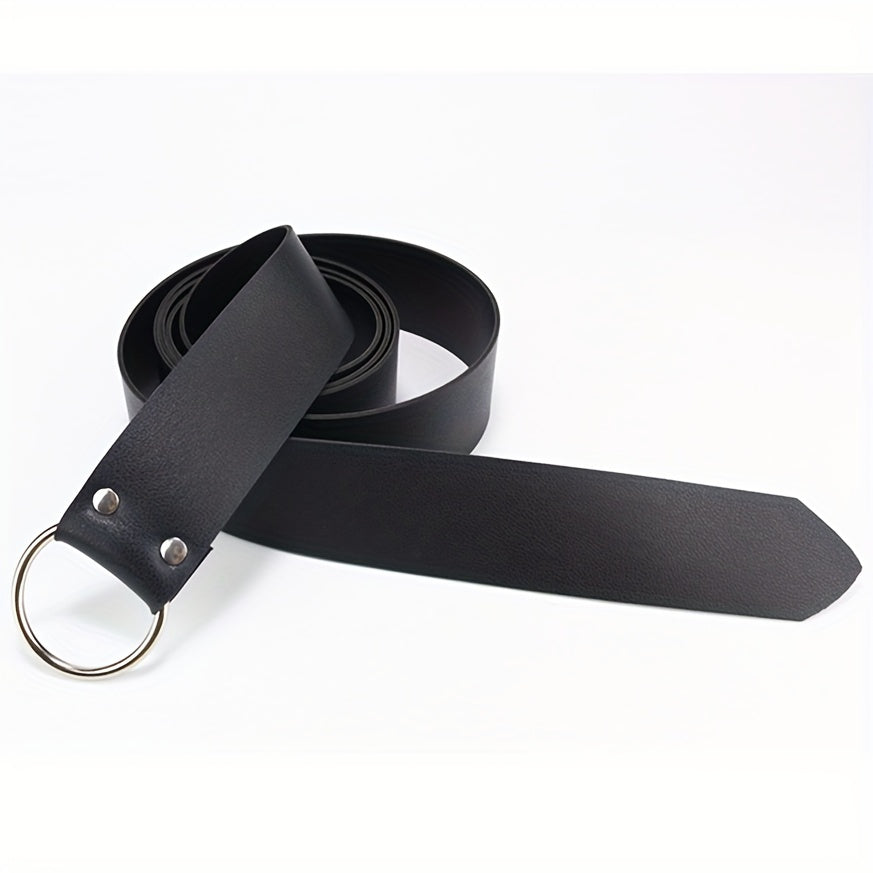 3pcs Knight Costume Accessories Sets Men's Belt Shoulder Strap Wrist Guard