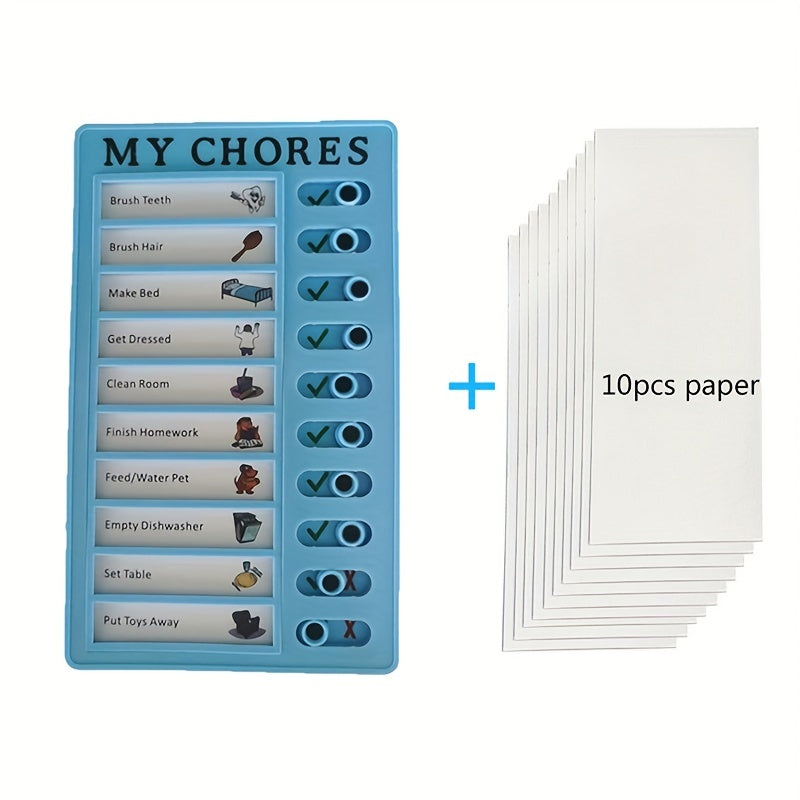 Portable DIY Sliding Routine Chart Daily Schedules & To Do Lists