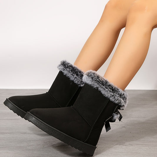 Women's Warm Snow Boots Thickened Medium Tube Comfortable Non Slip