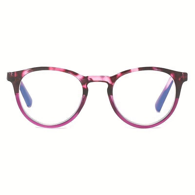 Retro Round Tortoiseshell Spring Hinge Presbyopic Glasses