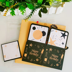 3D Pop Up Birthday Card For Husband Wife Men Women