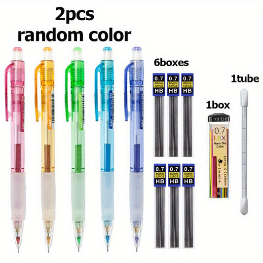 Fun Stationery Lead Core Set 5pcs Pencils w/ 30 Box Colored Pencil Ref