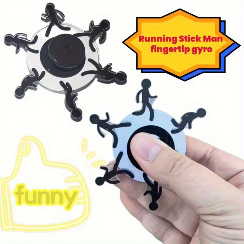 2pcs Flowing Motion Fidget Spinner Anxiety Relief Office Gift