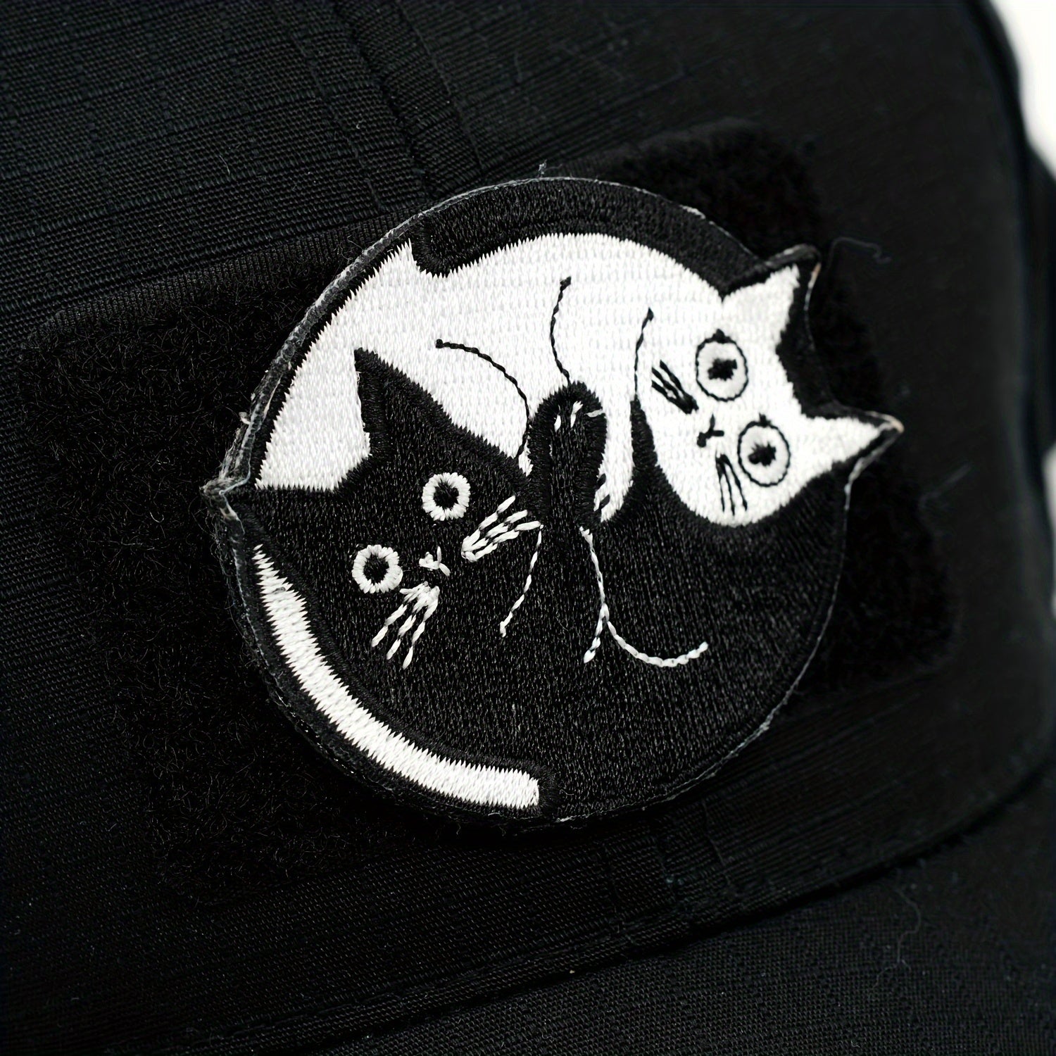 Funny Cat Morale Patch Hook and loop Range Bag Patch Tactical Hat Patch