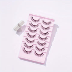 7 Pairs 3D Crisscross Lashes Natural Volume Fluffy False Eyelashes