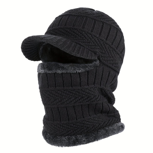 Winter Knitted Balaclava Beanie Hat Ski Mask Ear Protection