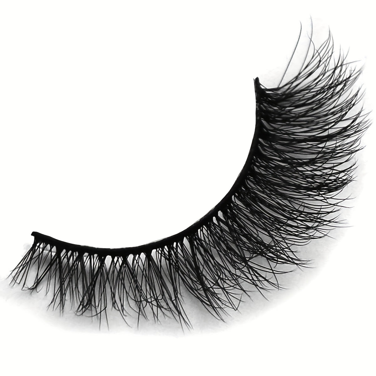 7 Pairs False Eyelashes Thick Curling 13mm Wispy False Eyelash