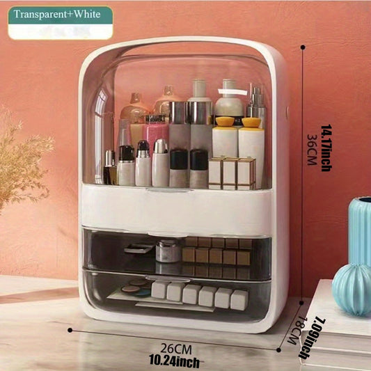Large Capacity Cosmetic Storage Box with Lid