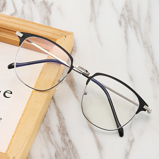 Metal Frame Party Eyeglasses for Men Unisex