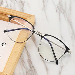 Metal Frame Party Eyeglasses for Men Unisex