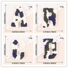 Embroidered Towel Cloth Label Camouflage DIY Patch