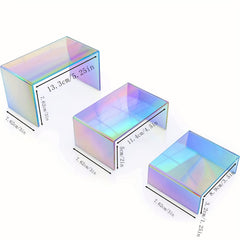 6pcs Rainbow Acrylic Display Rack for Shoes Collectibles