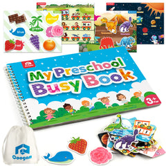 Coogam Magnetic Busy Book Sensory Toy Learning Binder Quiet Book for Kids