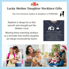 2pcs Elephant Pendant Necklace Silver Plated Decorative Accessories