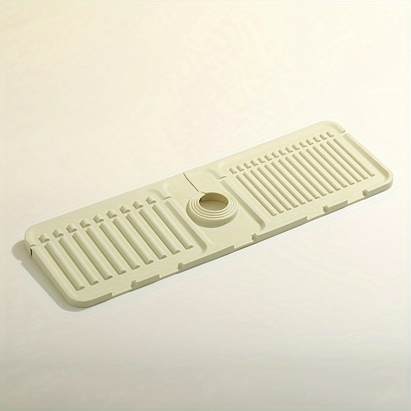 2pcs Silicone Drain Mat Anti-Splash Hand Washing Pool Faucet Non-Slip