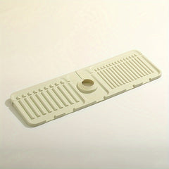 2pcs Silicone Drain Mat Anti-Splash Hand Washing Pool Faucet Non-Slip