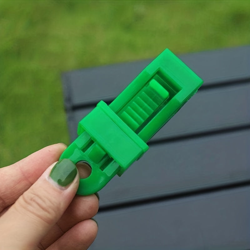 10pcs Heavy Duty Lock Clips for Tarp Shade Cloth Awning Caravans