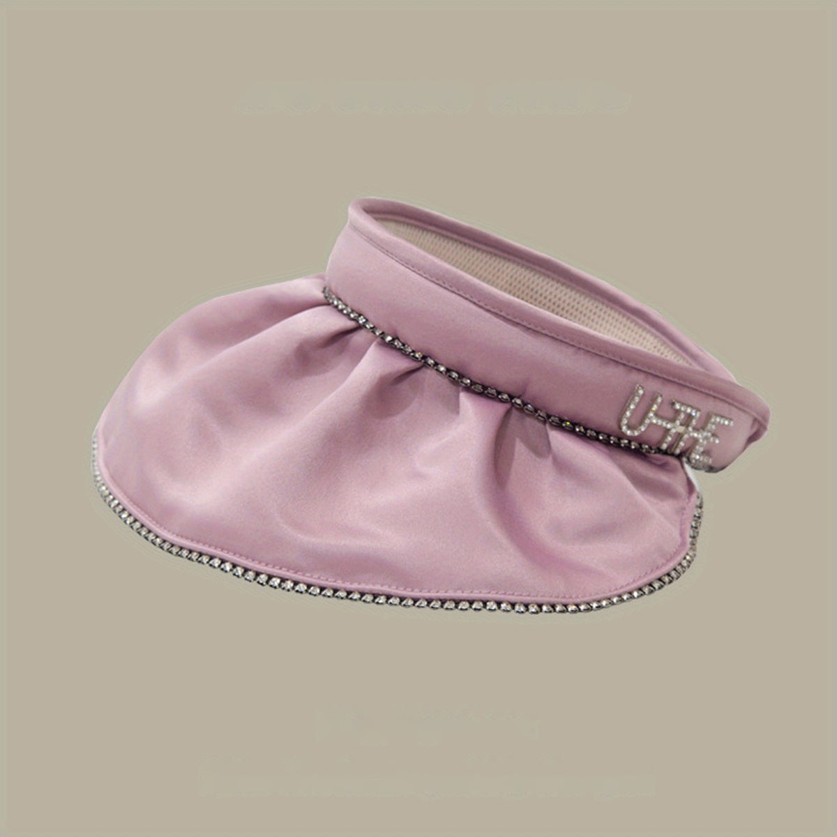 Casual Shell Visor Hat UV Protection Foldable Solid Summer Sun Hat For Women