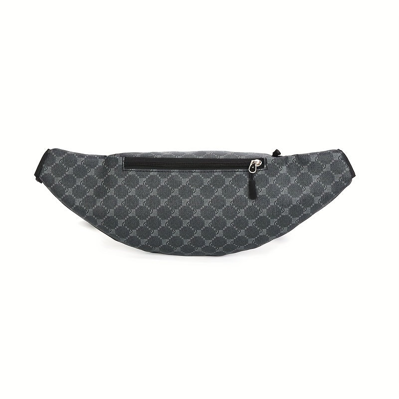 Men's Leather Multifunctional Waist Bag Fanny Pack Messenger Bag