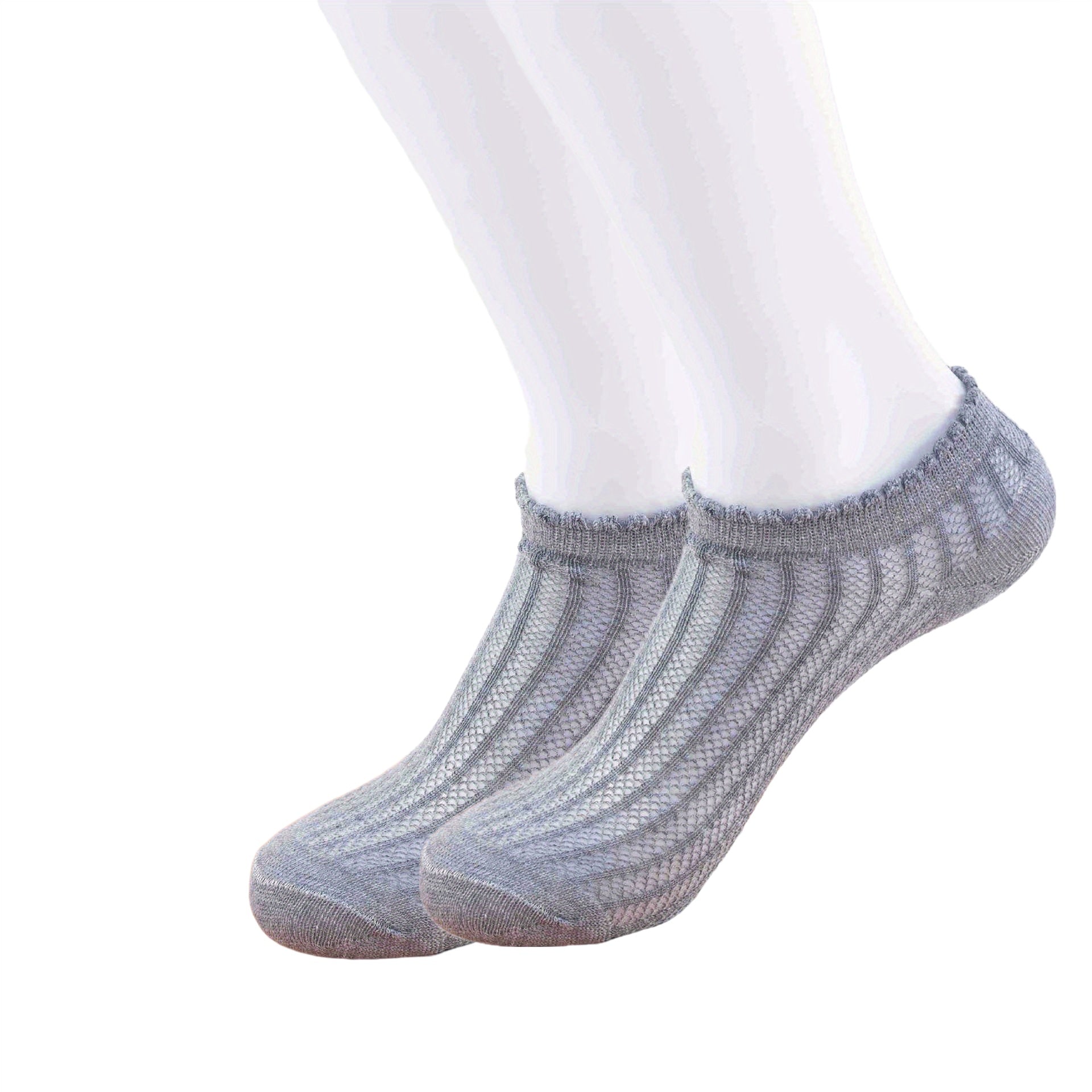 Girls Kids Mesh Breathable Low Cut Ankle Socks