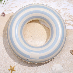 Vintage Striped Inflatable Baby Swimming Ring for Kids