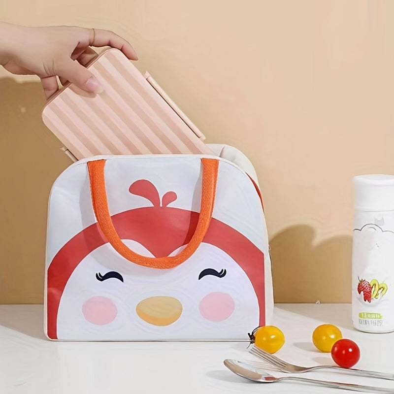 1pc Cartoon Waterproof Thermal Insulation Lunch Box Bag
