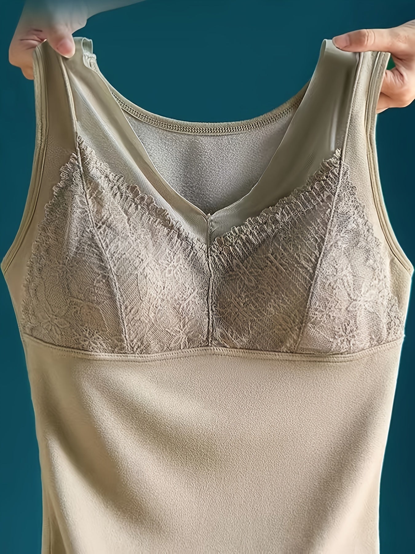 Lace Thermal Sleeveless Tank Top Women's Lingerie
