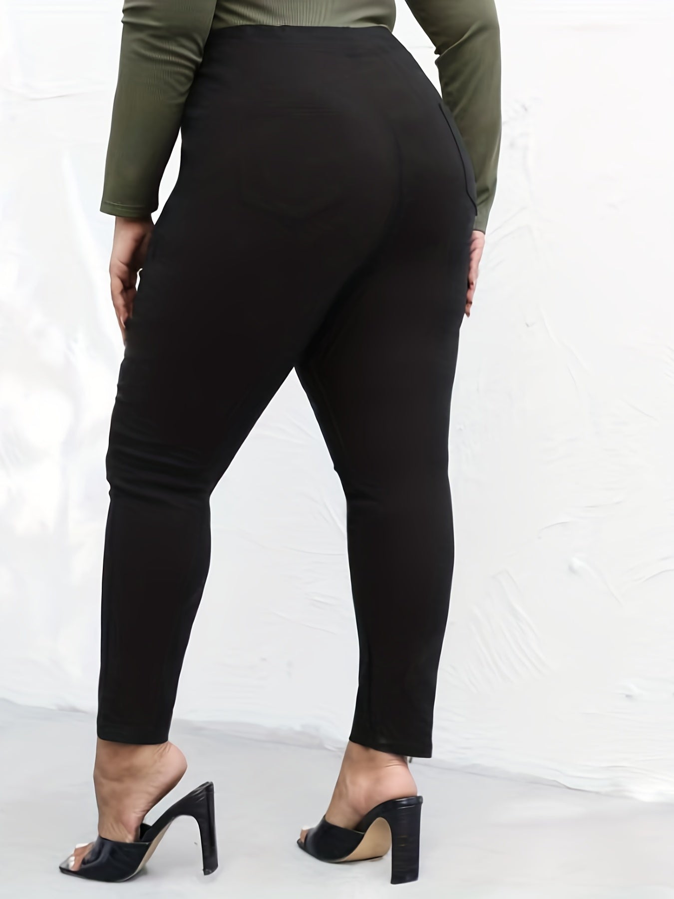  High Rise Stretch Skinny Pants