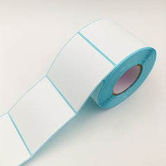 Waterproof Heat-Proof Square Label Paper 80mm QR Code Sticker