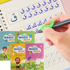 3D Groove French Arabic Calligraphy Copybook for Kids