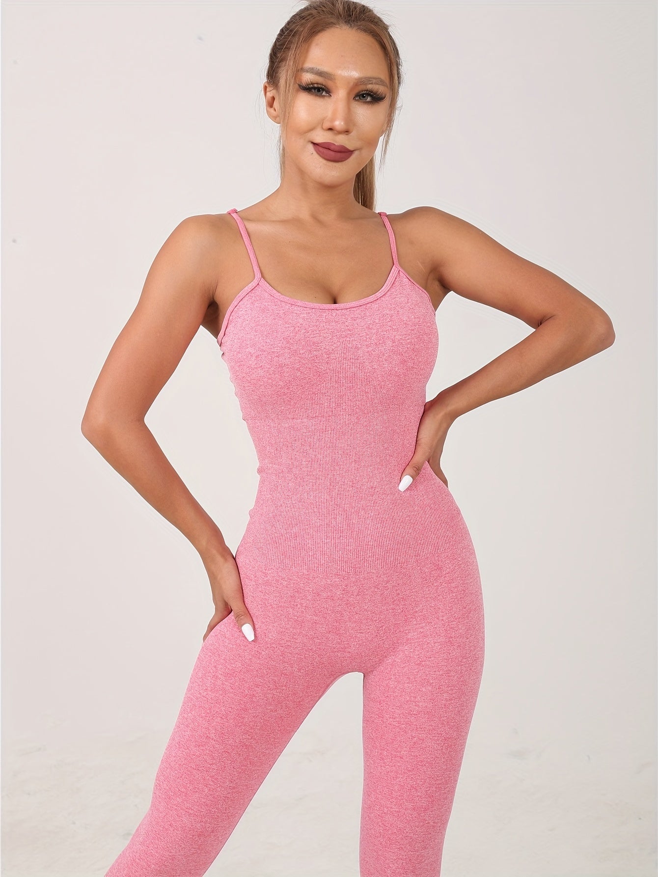 Sleeveless Sports Jumpsuit Quick Drying Yoga Bodysuit Women's Activewear