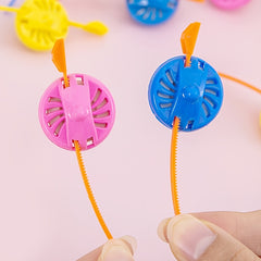 Mini Pull Ruler Gyro Classic Retro Zip Ruler Spinning Tops - Random