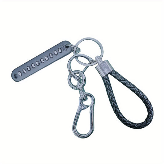Anti Lost Car Keychain Phone Card Keyring Rope Auto Key Chain Holder